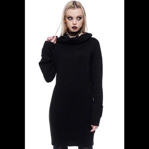 Killstar Type A Knit Sweater Dress